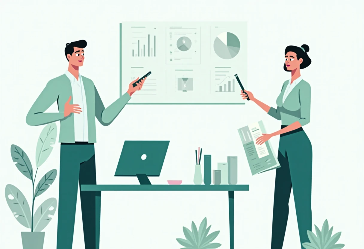 Comparación de roles financieros