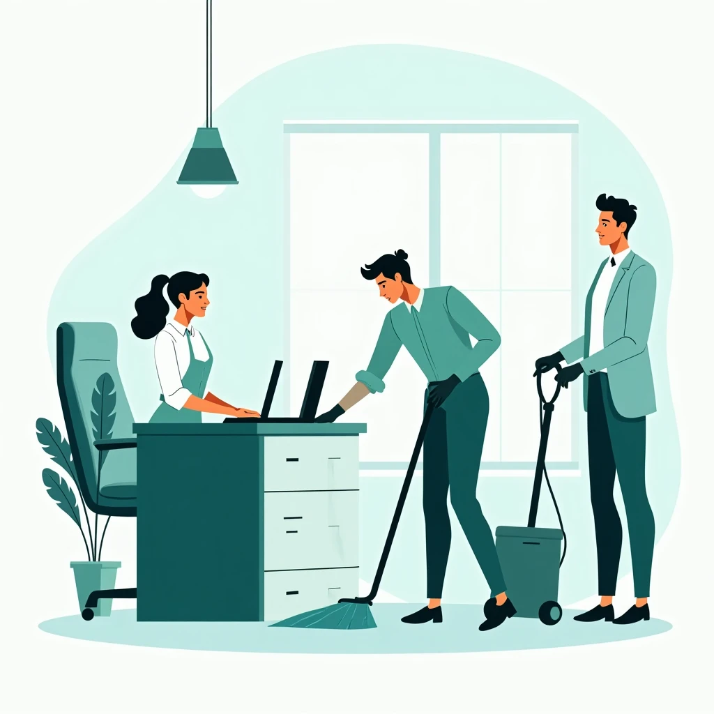 High-paying cleaning job environment