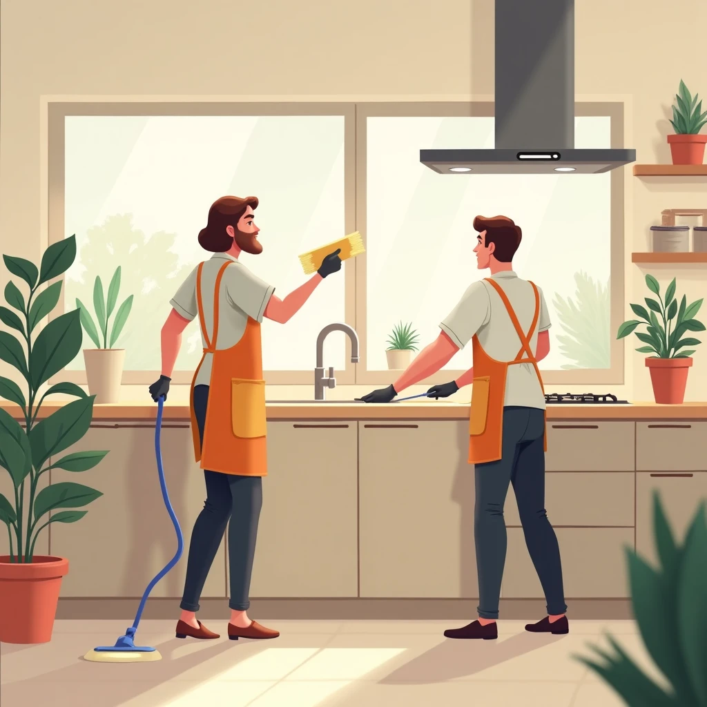 Flexible cleaning job