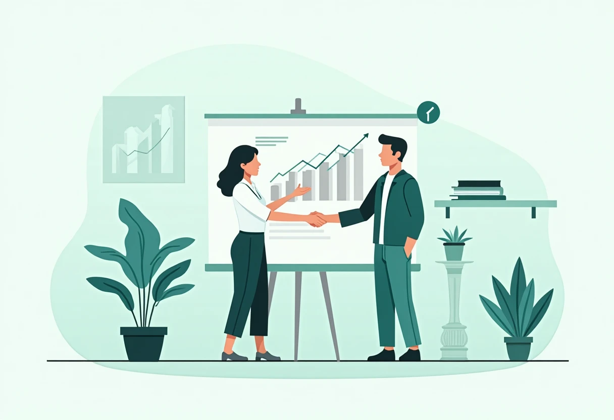 Discussing career growth in retail
