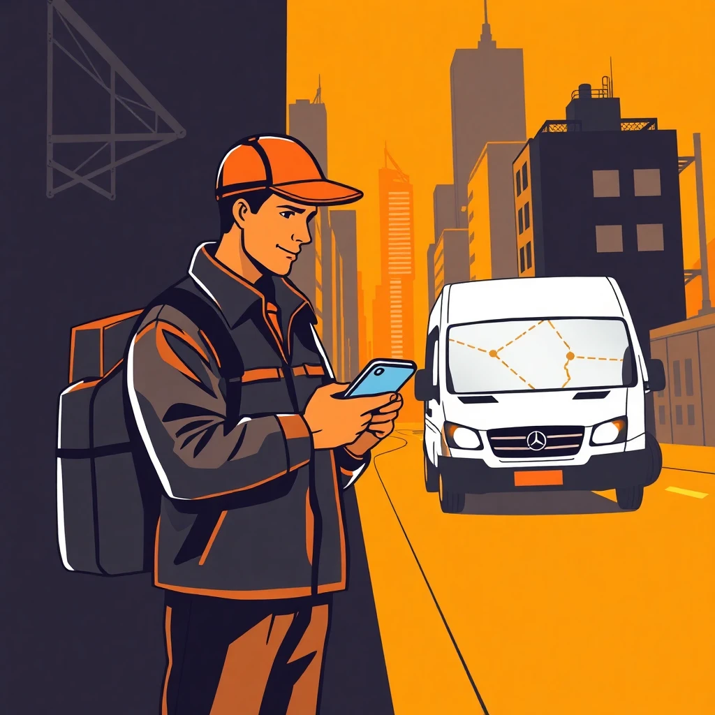 Delivery driver planning route