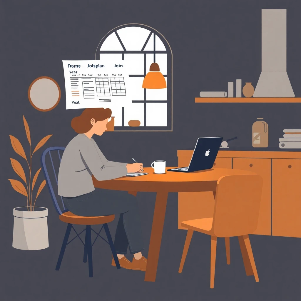 Arbeit von zu Hause aus