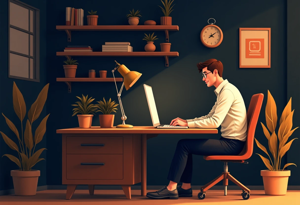 Trabalhando remotamente em finanças