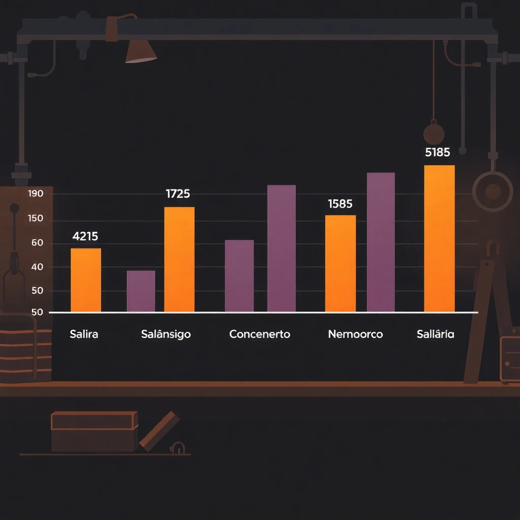 Comparação de salários no setor de segurança