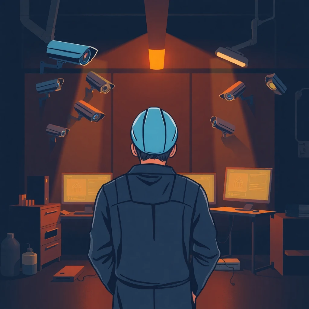 Trabalho noturno em segurança