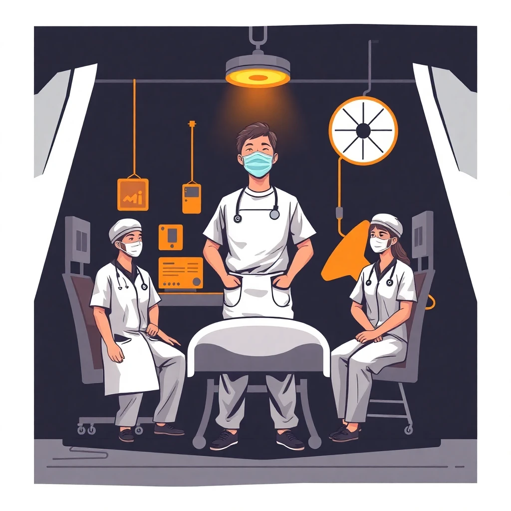 Enfermeiro em ambiente hospitalar