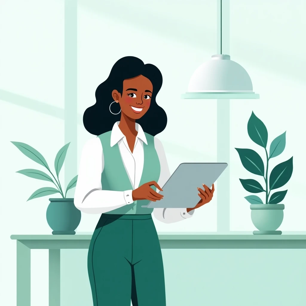 Professional reviewing advanced opportunities