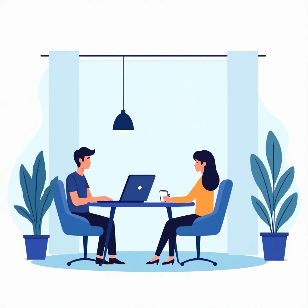 Oficina moderna flexible