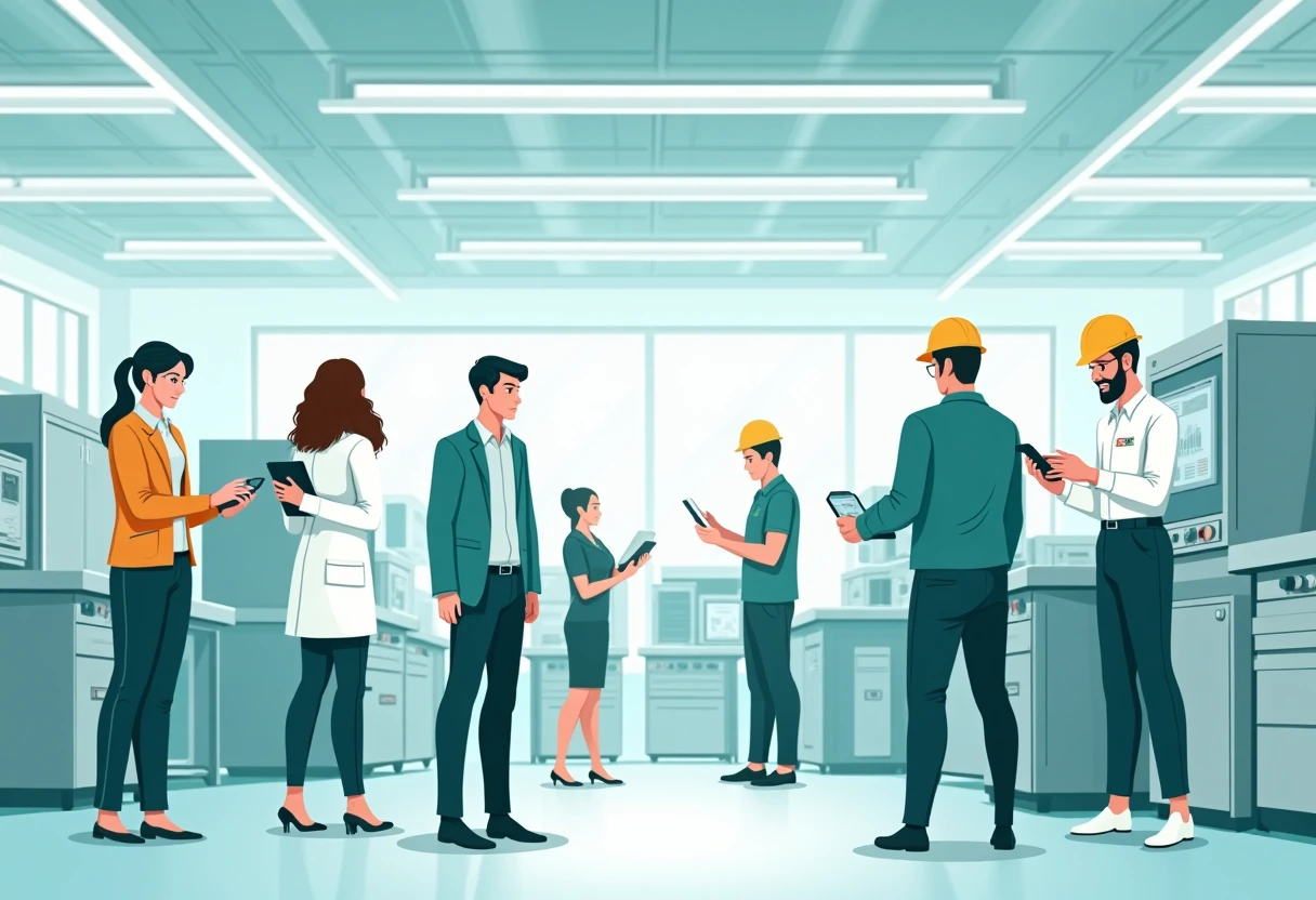 Modern manufacturing facility