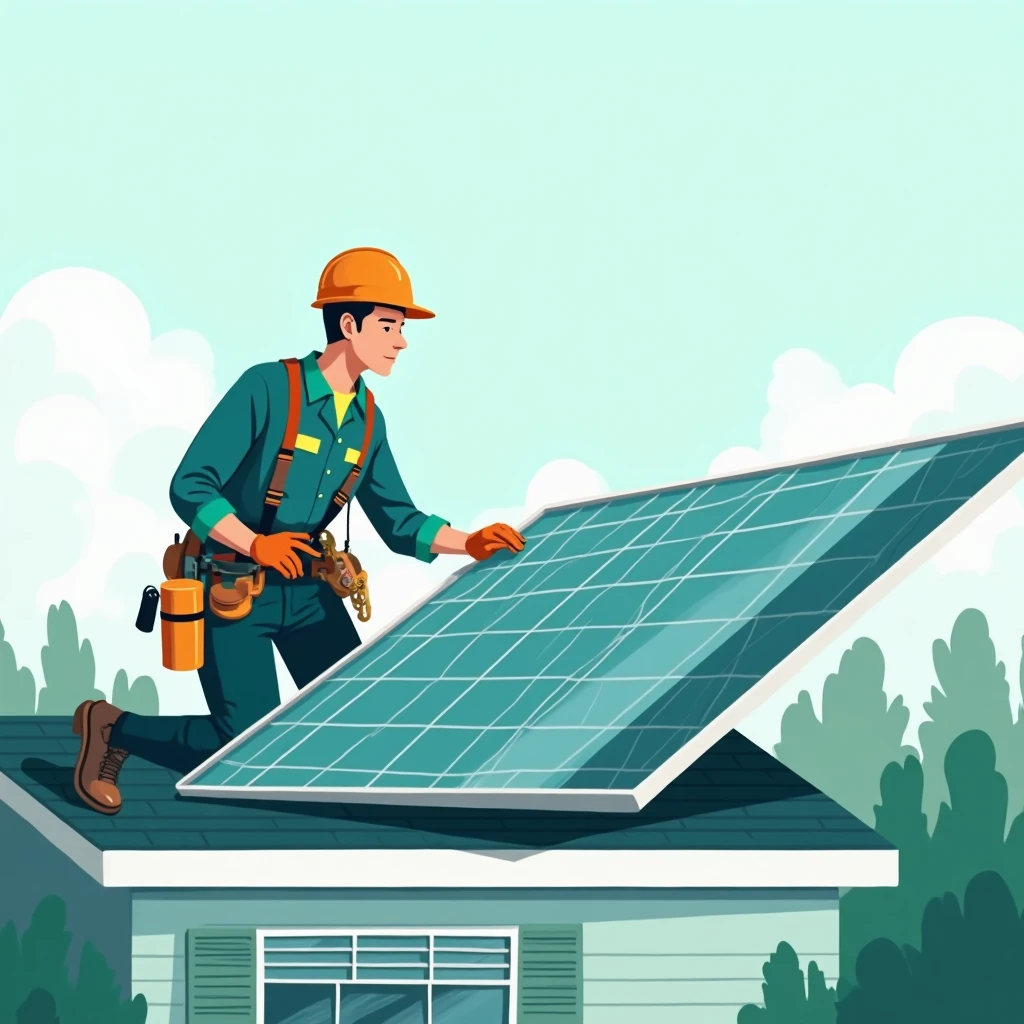 Solar installation job