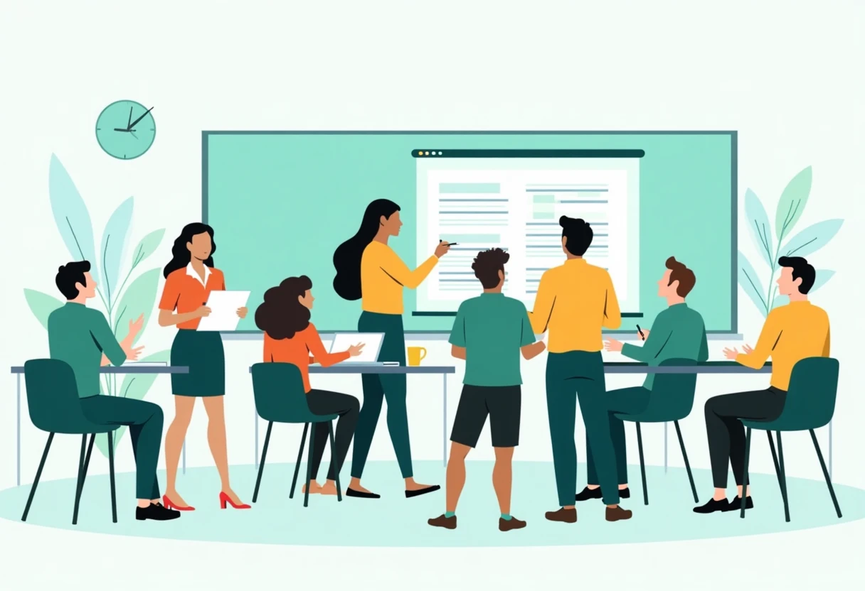 Engaging classroom environment