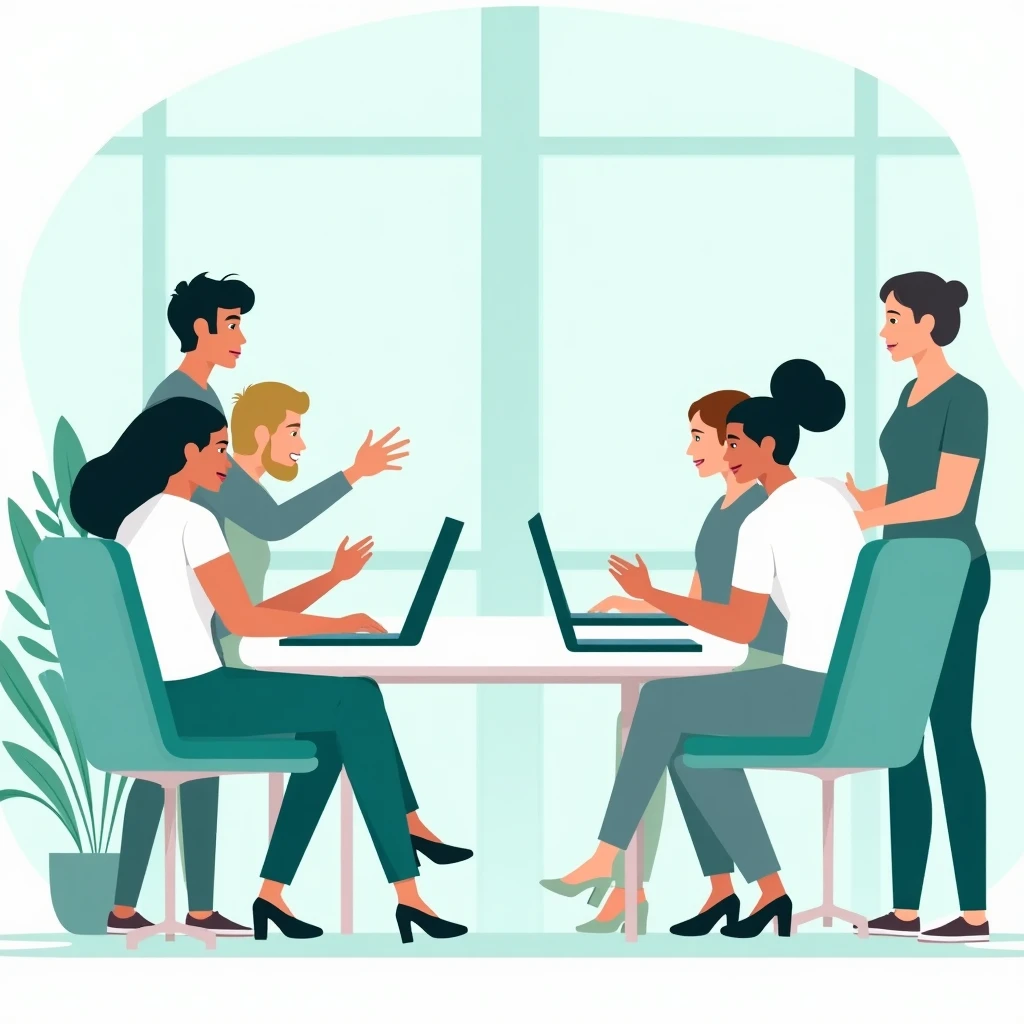 Hybrid work settings