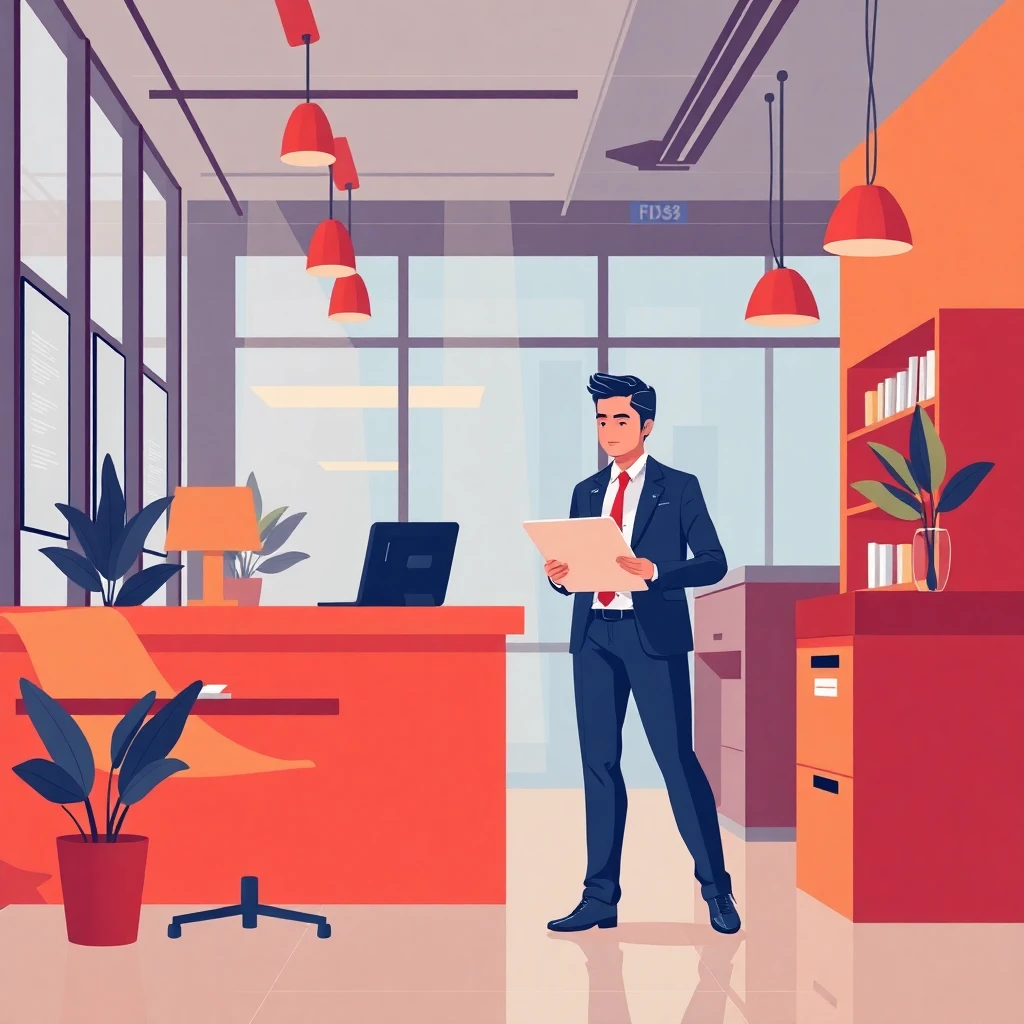 Coordinador de atención al cliente en acción