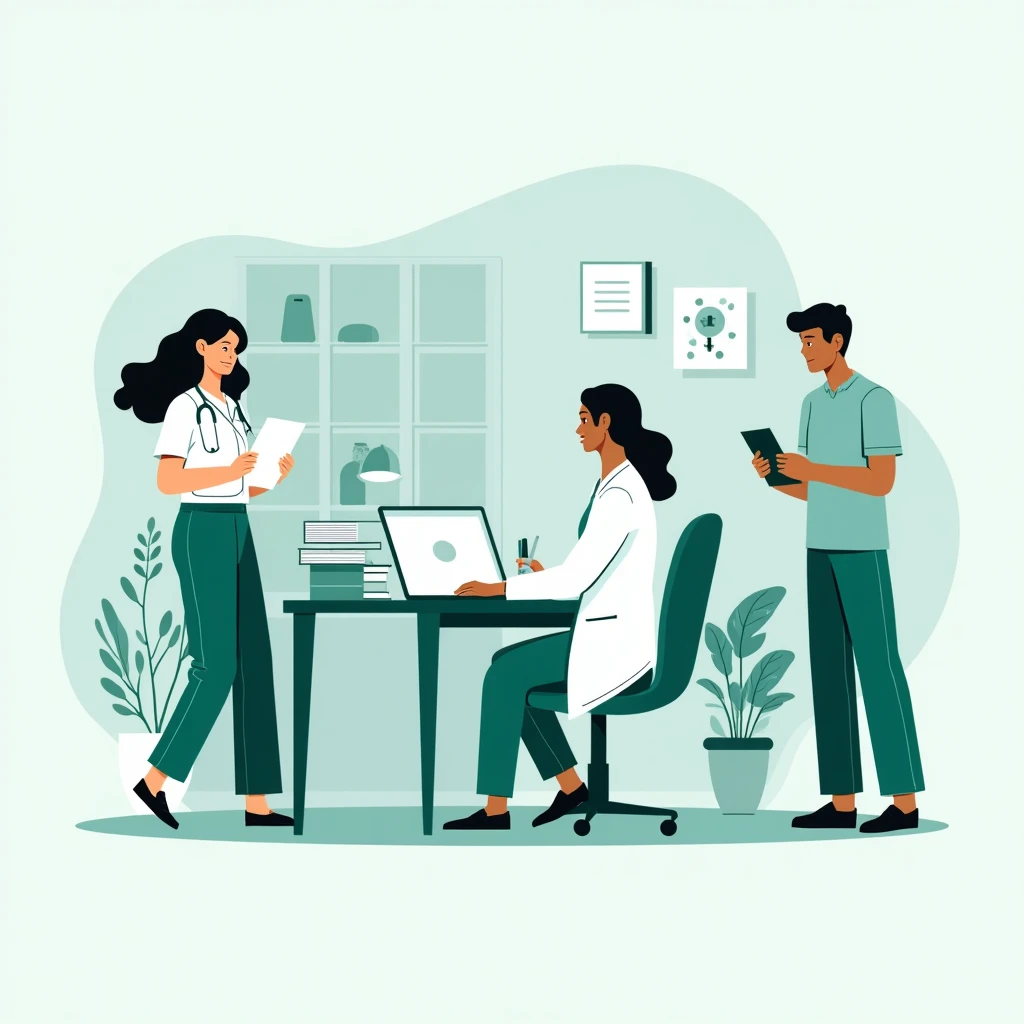 Remote healthcare job setting