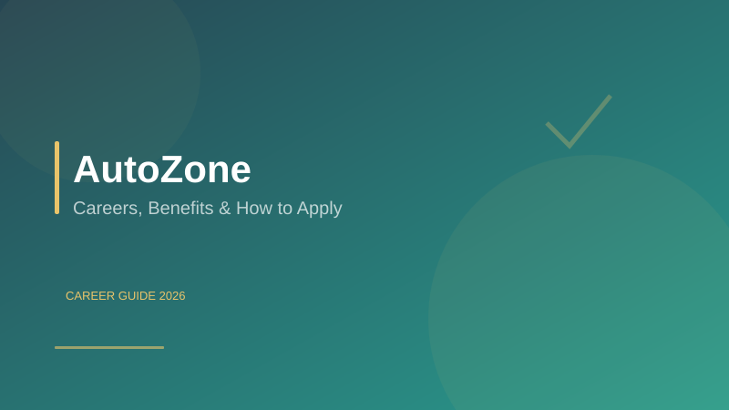 Explore Your Future: Careers at AutoZone